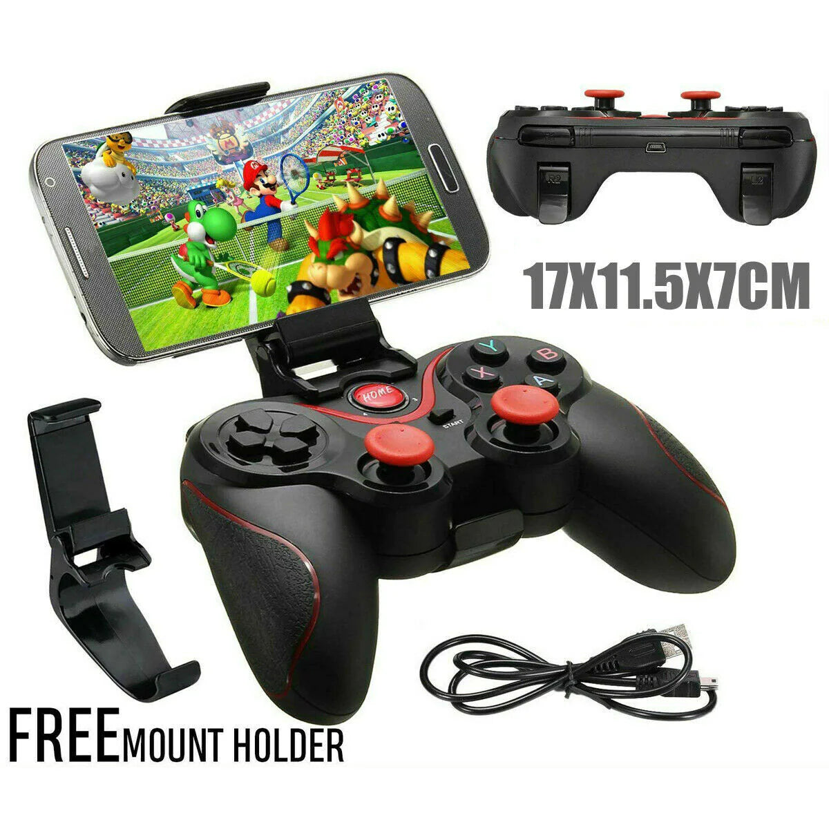 Wireless Bluetooth Mobile Controller Gamepad for IOS /Android, Tablet & Smart Phone