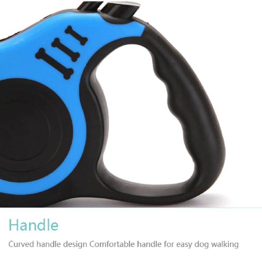 16.5ft Automatic Retractable Dog Leash No Lead USA