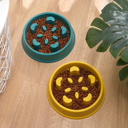 Non-Slip Pet Slow Food Feeder Choking Proof Bowl for Small Dogs