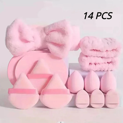 12 / 14 Pc Makeup Sponge and Accessories