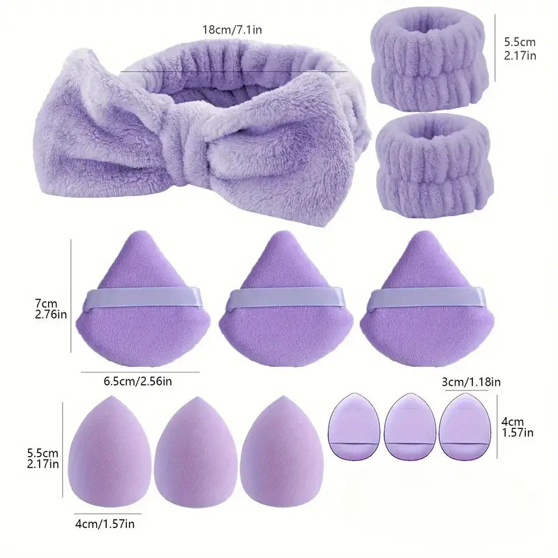 12 / 14 Pc Makeup Sponge and Accessories