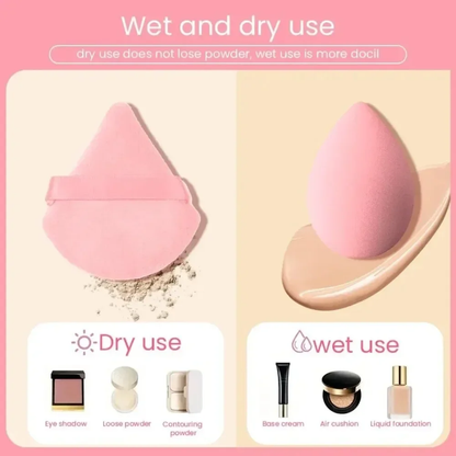 12 / 14 Pc Makeup Sponge and Accessories