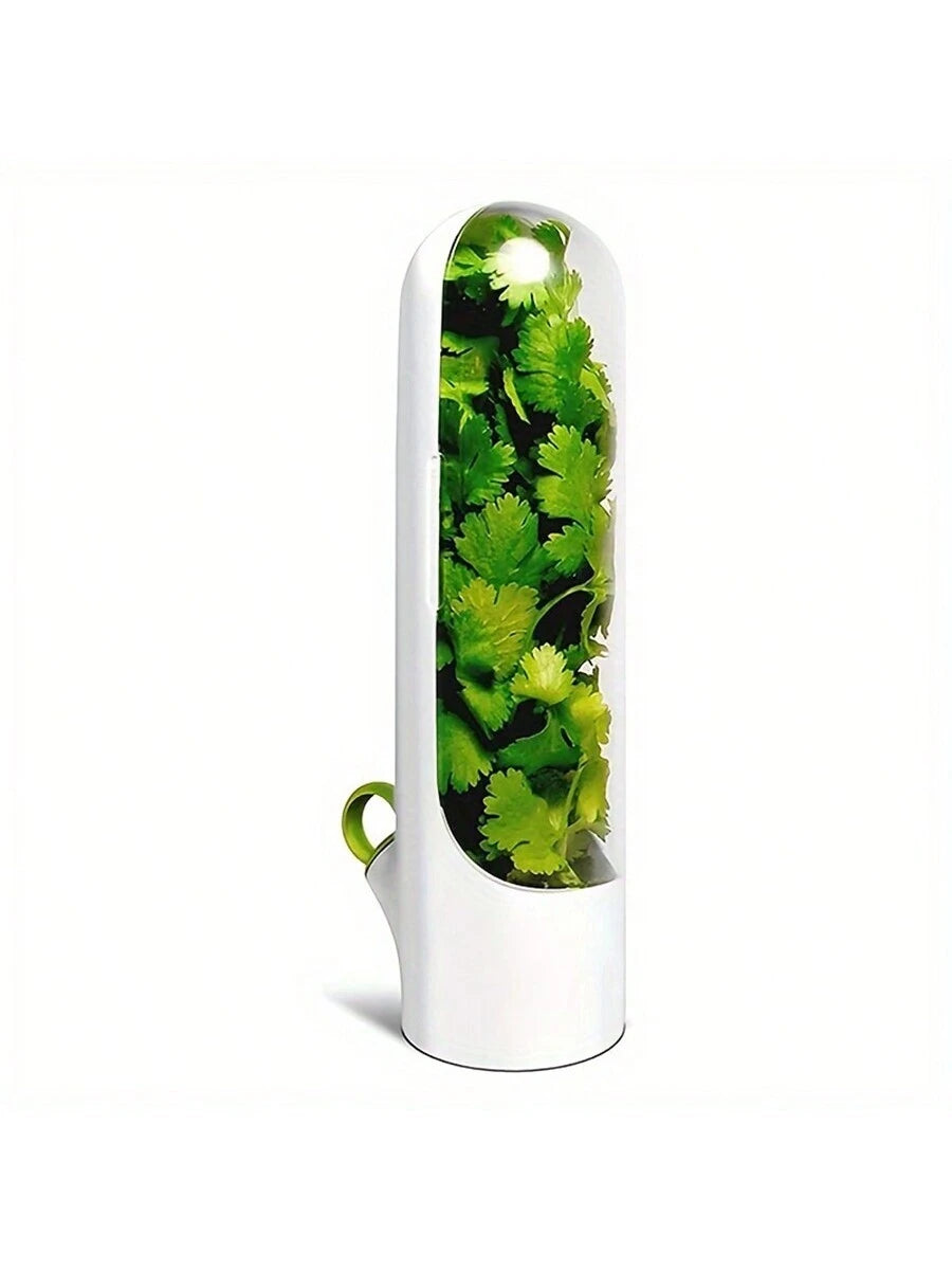 1Pc Vegetable/Herb Preservation Box with Water Outlet, Space-Saving and Easy to Store