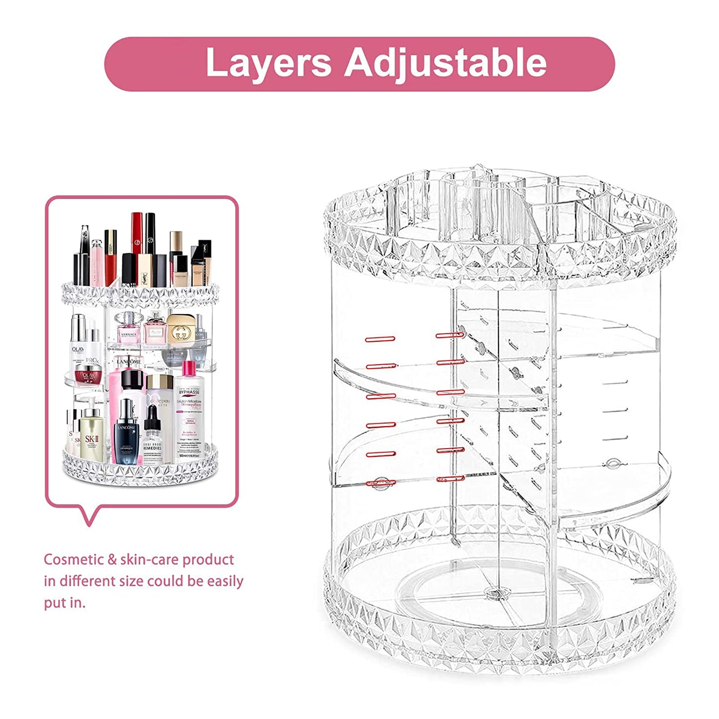 360 rotating organizer