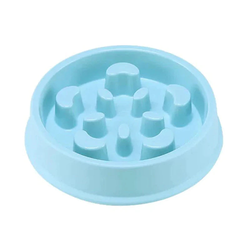 Non-Slip Pet Slow Food Feeder Choking Proof Bowl for Small Dogs