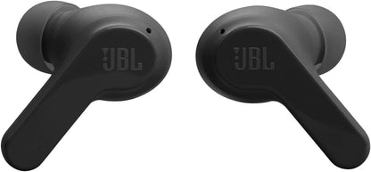 JBL True Wireless Earbuds with Deep Bass, Bluetooth 5.2, Water & Dust Resistant, Hands-Free Calling with VoiceAware, Up to 32 Hours Battery Life (Black)