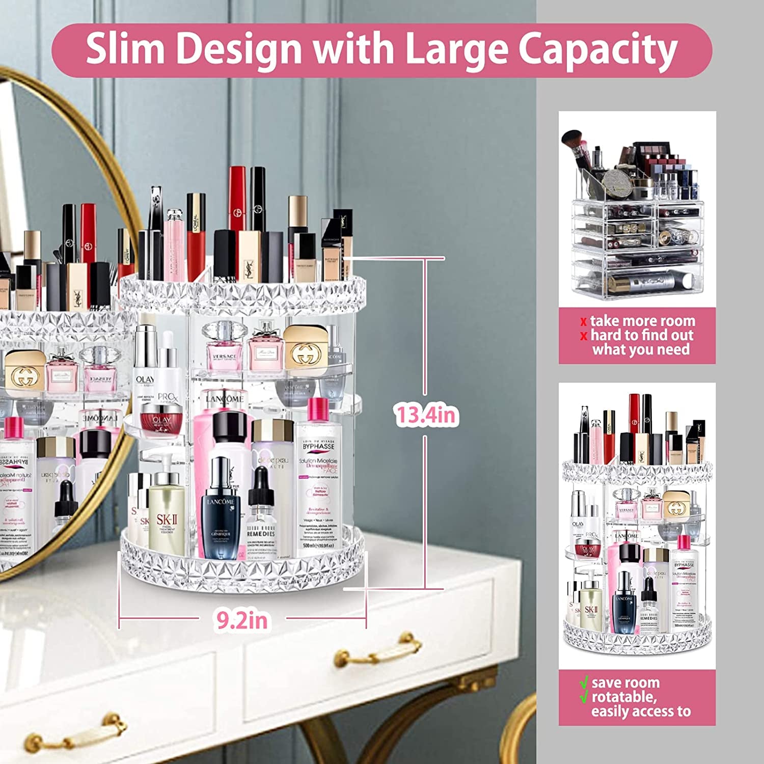 360 rotating organizer