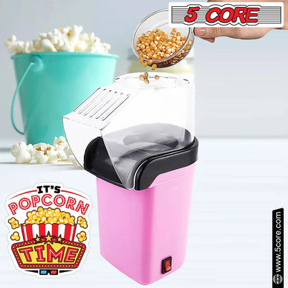 5Core Popcorn Machine 16 Cup Hot Air Popper Mini Portable Electric Pop Corn Maker