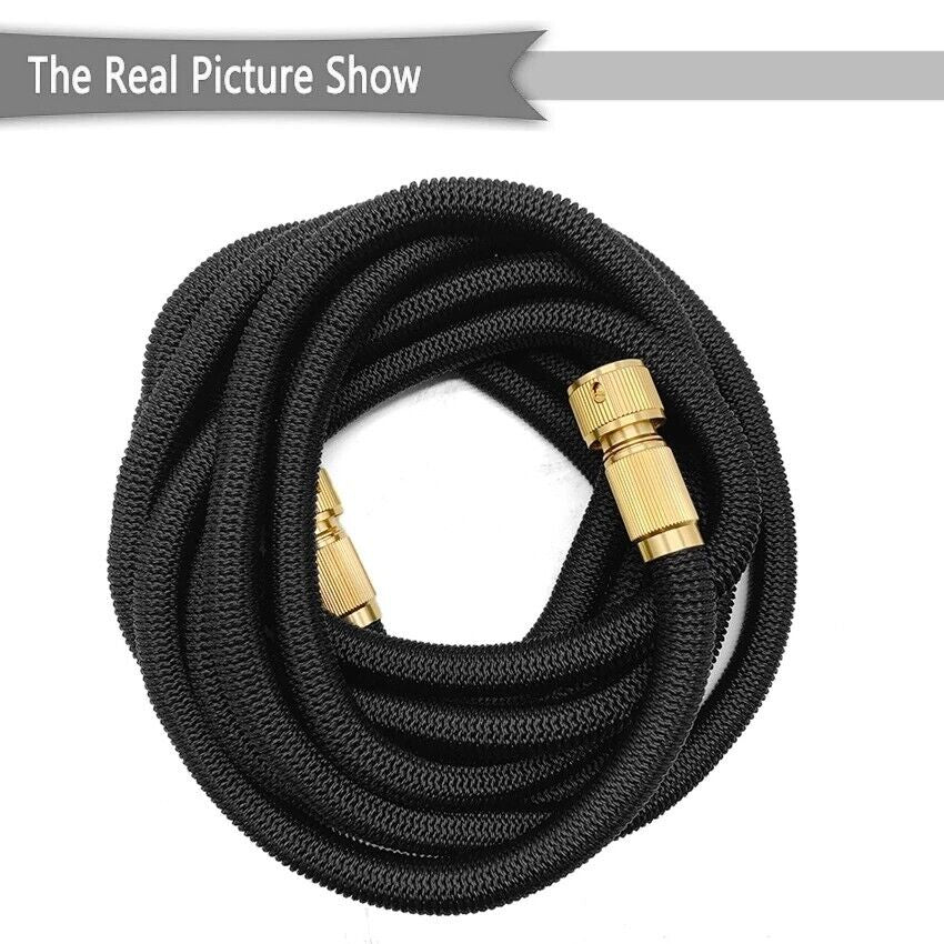 4X Stronger Deluxe Expandable Flexible Garden Hose Water Hose 25, 50, 75, 100FT