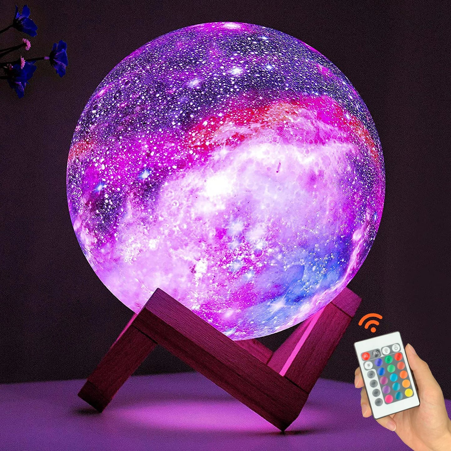 Moon Lamp  16 Colors 3D LED,  Change Touch and Remote Control 