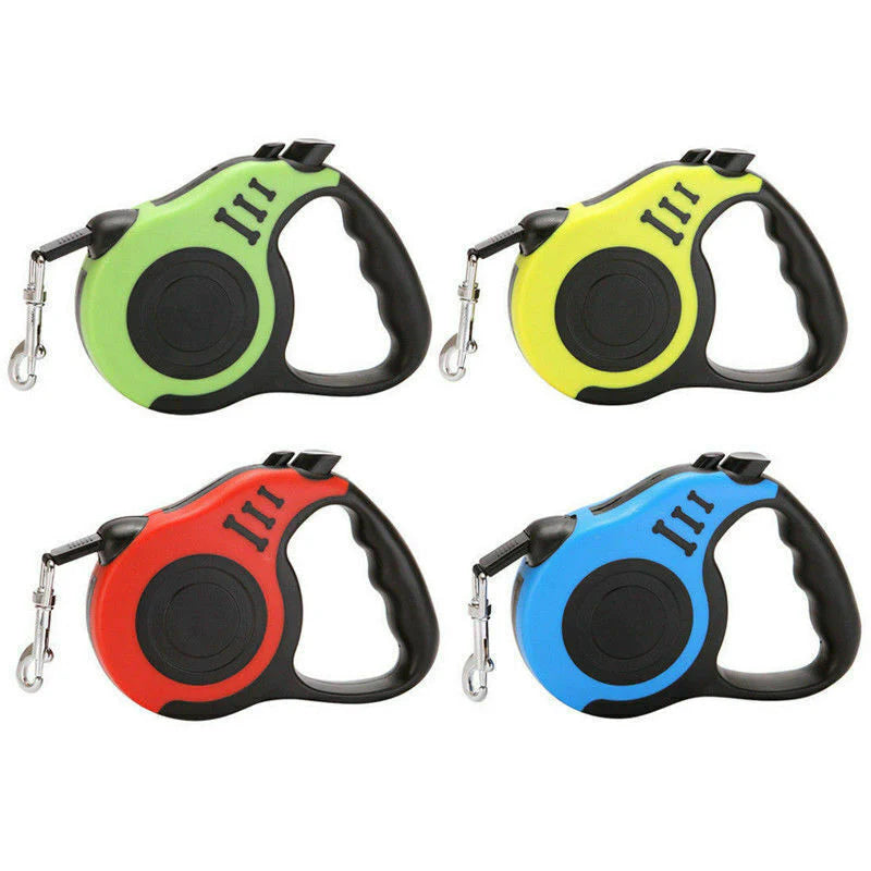 16.5ft Automatic Retractable Dog Leash No Lead USA