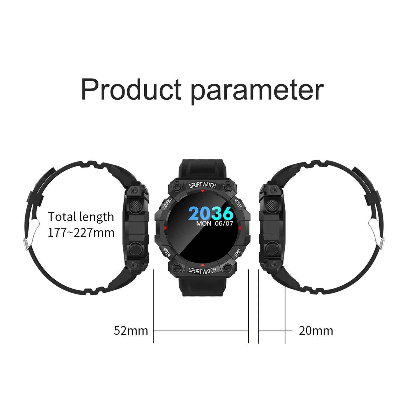 FD68S 2024 Smart Watch, Support iOS and Android