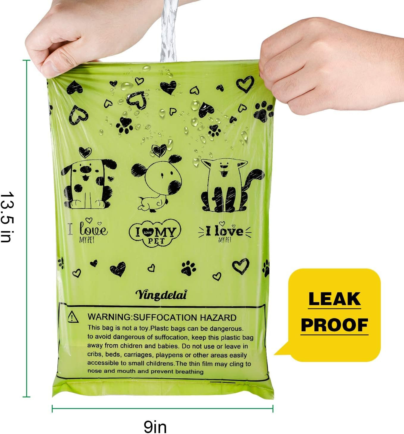 Biodegradable Dog Poop Bags - 720 Extra Thick and Strong Leak Proof Dog Poop Bags with 1 Dispenser -Scented