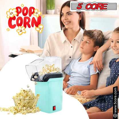 5Core Popcorn Machine 16 Cup Hot Air Popper Mini Portable Electric Pop Corn Maker