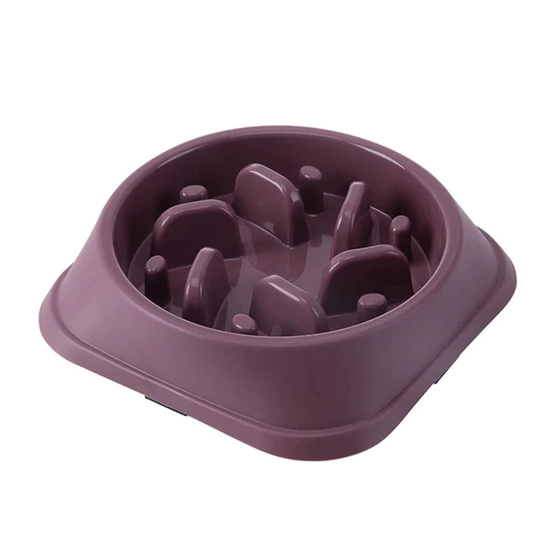 Non-Slip Pet Slow Food Feeder Choking Proof Bowl for Small Dogs