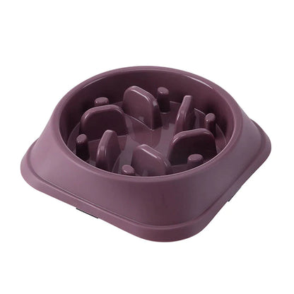 Non-Slip Pet Slow Food Feeder Choking Proof Bowl for Small Dogs