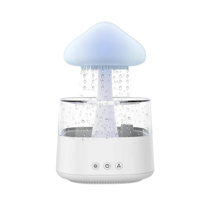 Relax Cloud Rain Diffuser: Ultrasonic Aromatherapy Humidifier with Colorful Lamp