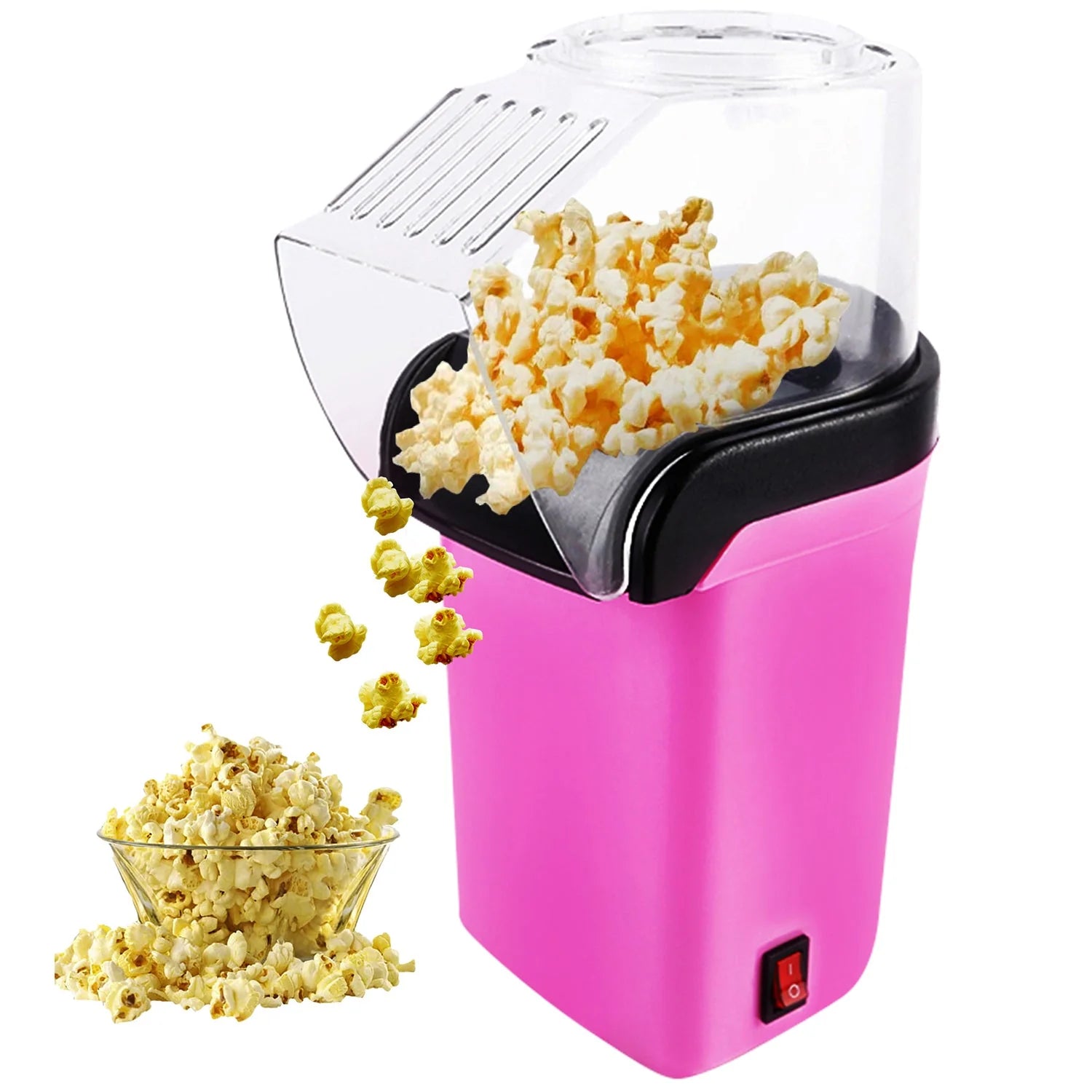 5Core Popcorn Machine 16 Cup Hot Air Popper Mini Portable Electric Pop Corn Maker