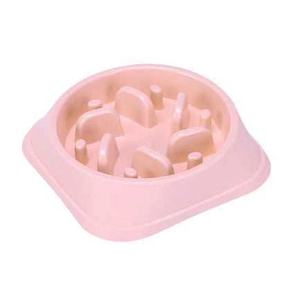 Non-Slip Pet Slow Food Feeder Choking Proof Bowl for Small Dogs