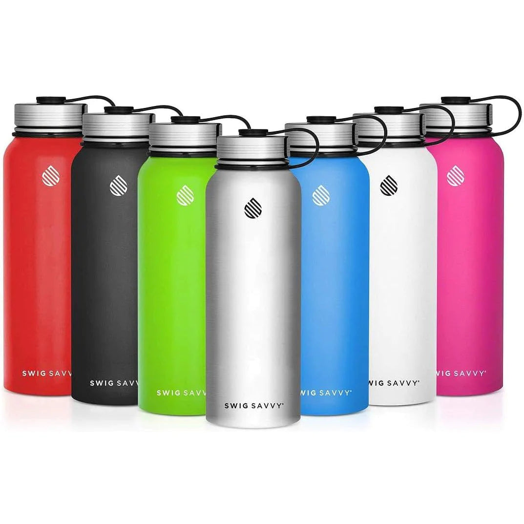 Premium Insulated Stainless Steel Sports Water Bottle - 32Oz